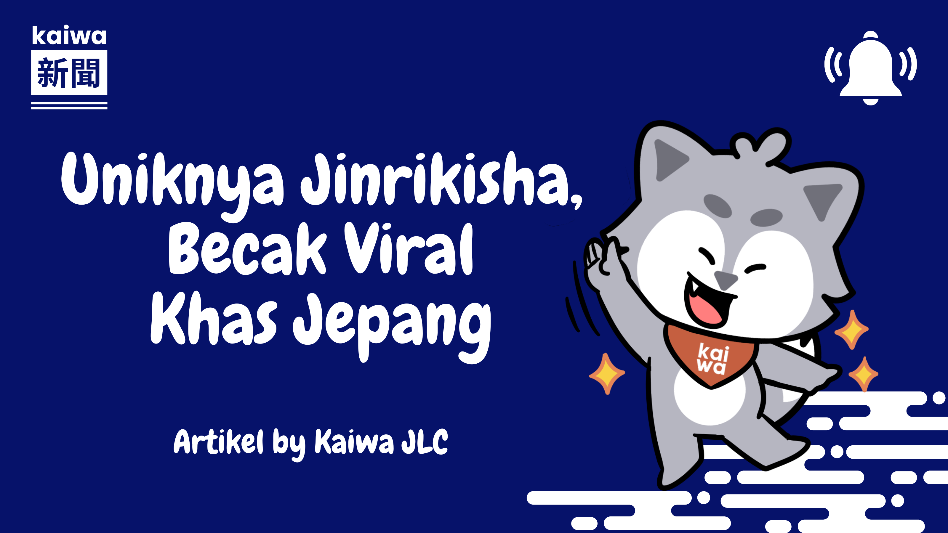 Thumbnail Uniknya Jinrikisha, Becak Viral Khas Jepang